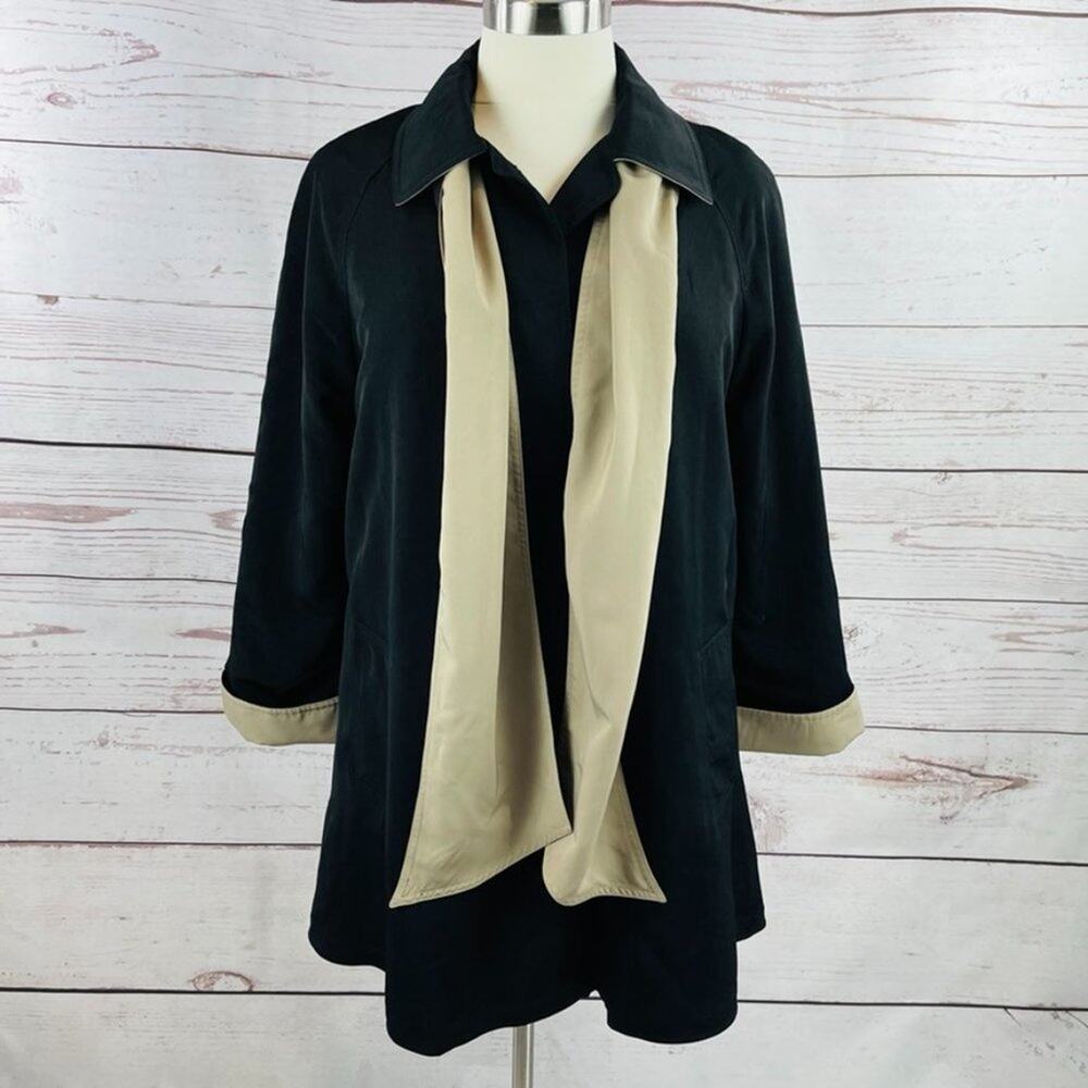 Kent Street vintage mid length trenchcoat with scarf